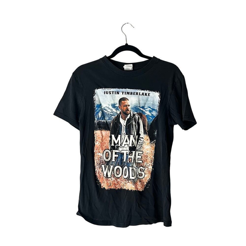 Vintage Justin Timberlake Man of the Woods Concert T-Shirt Small Cities Dates